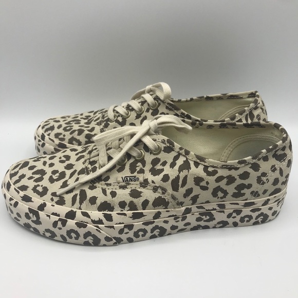 leopard lace up vans